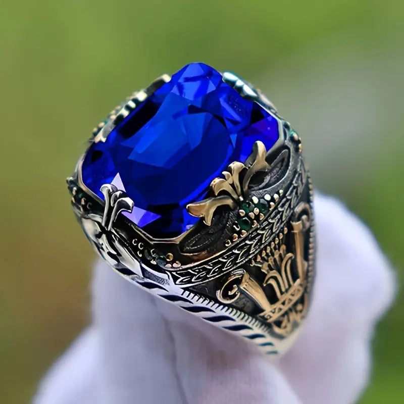 Klara Saphira Ring | Oro combinado