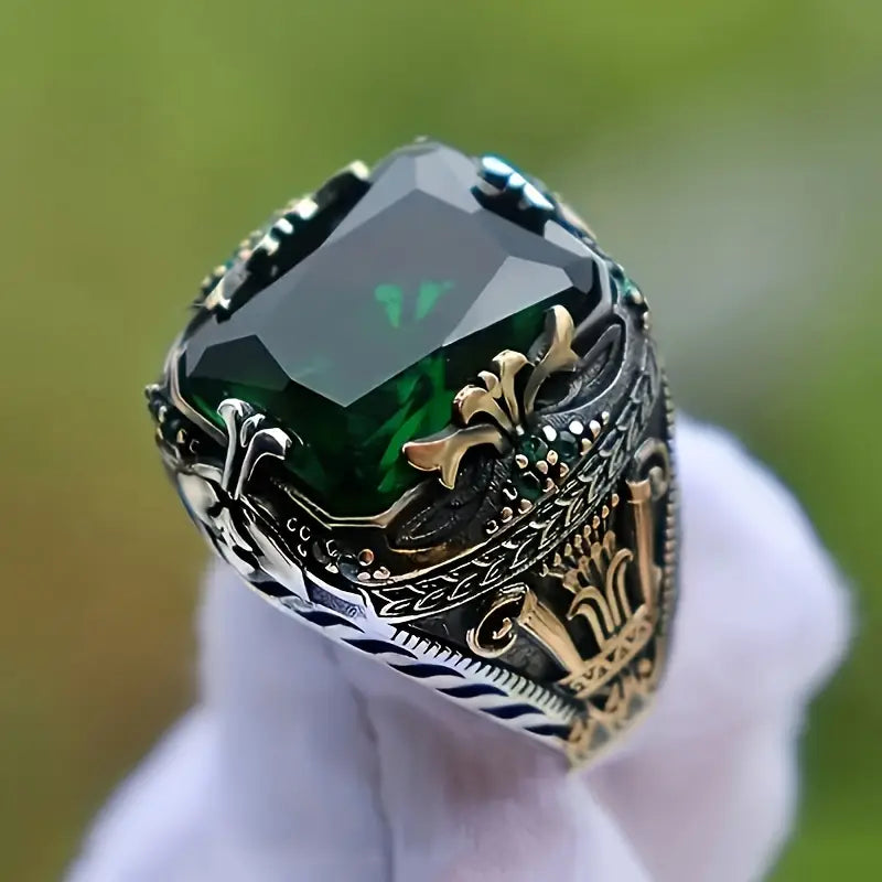 Klara Emerin Ring | Oro Mixto