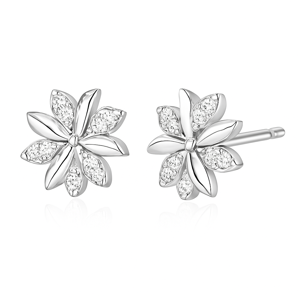 Camille Earrings | White gold VIP
