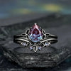 Anillo Capas de Amatista | Oro Blanco