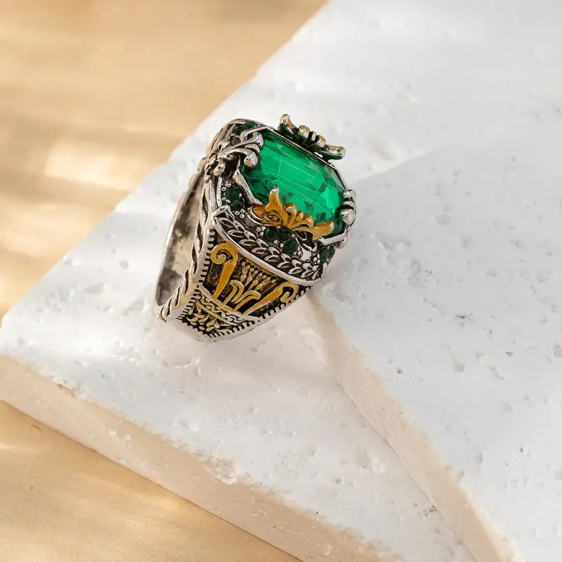 Klara Emerin Ring | Oro Mixto