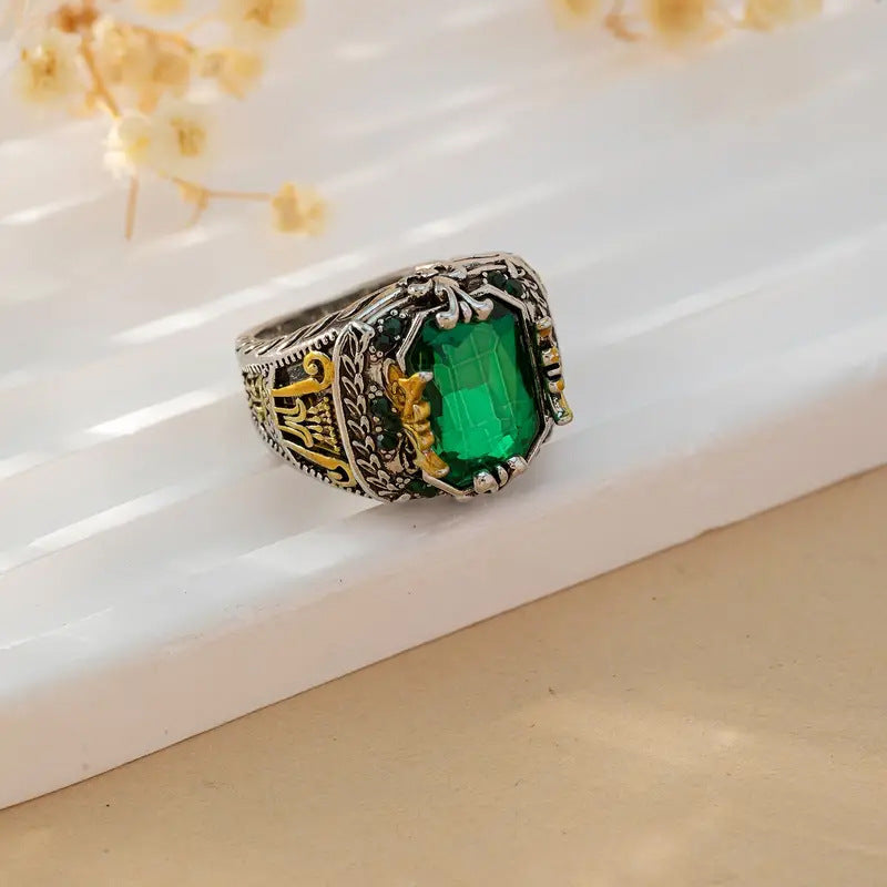 Klara Emerin Ring | Oro Mixto