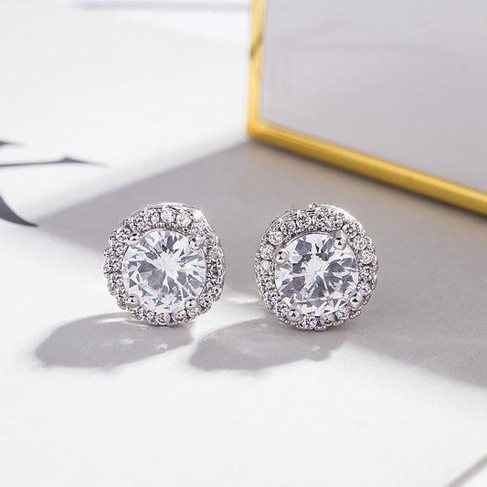 Pendientes Solea Spark | Oro blanco