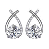 Pendientes Arielle | Oro blanco