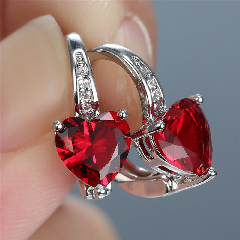Aretes Lunara Emberelle | Oro blanco