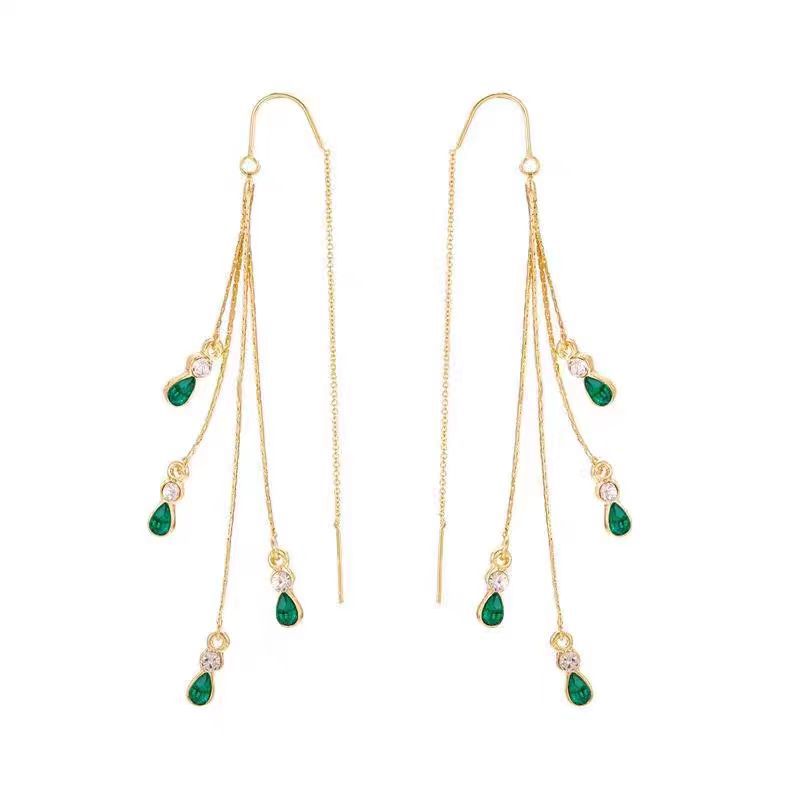 Pendientes de borlas Calista Moreau | Dorado