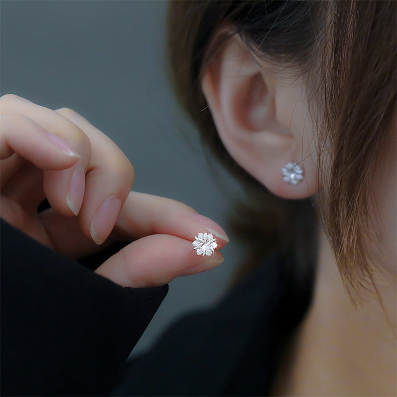 Pendientes Camille | Oro blanco