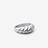 Anillo Croissant | Oro blanco