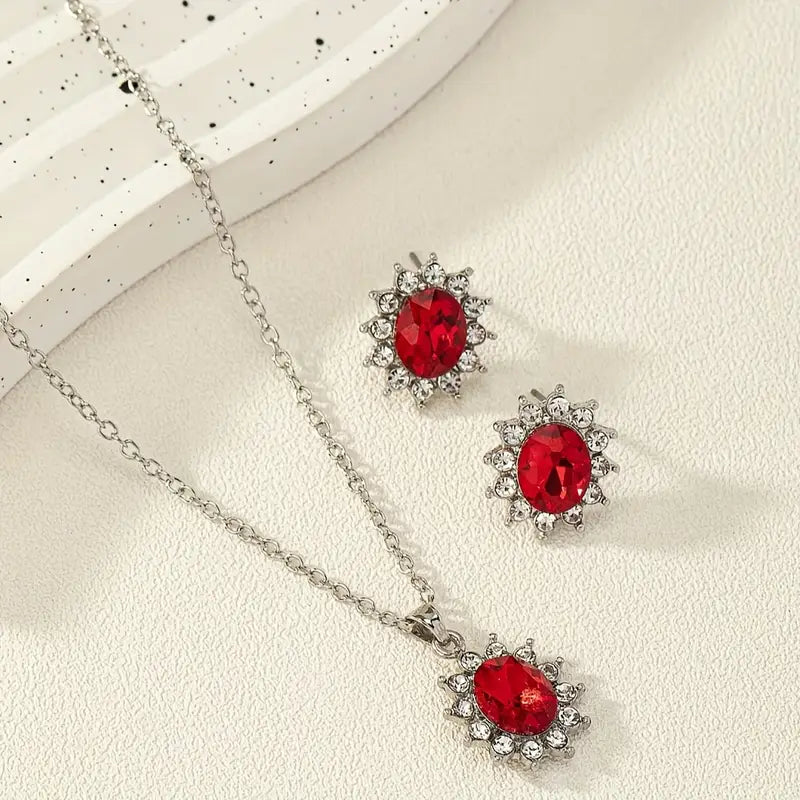 Conjunto de joyas Katya Ruberyn | Oro blanco