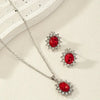 Conjunto de joyas Katya Ruberyn | Oro blanco