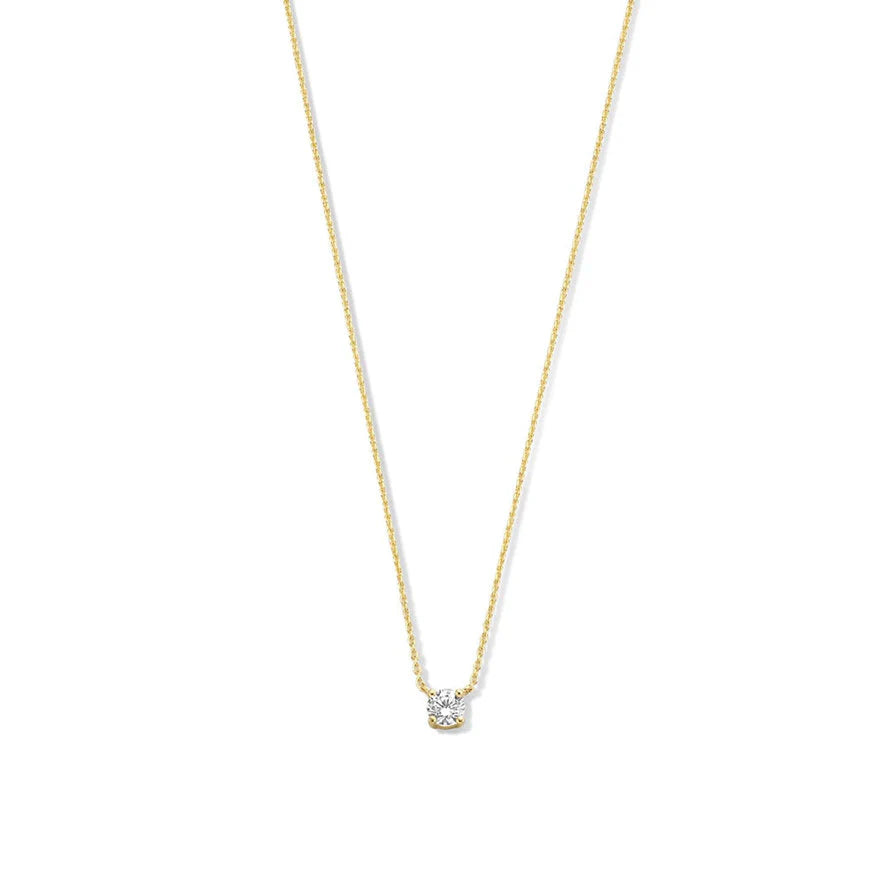 Collar Cléa de Piedra | Oro Blanco