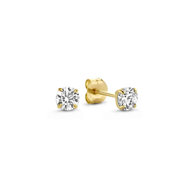 Juego de pendientes Dara Brillane Stone | Dorado