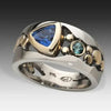 Anillo antiguo de Ice Gem | Oro blanco
