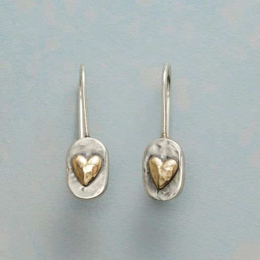 Pendientes Corazón de Oro | Dorado
