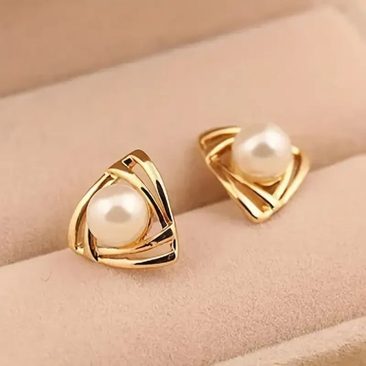 Exquisitos Pendientes de Perlas y Oro | Oro