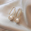 Pendientes Colgantes de Perlas Elegantes | Oro