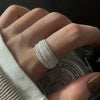 Anillo Moonveil Layers | Oro blanco