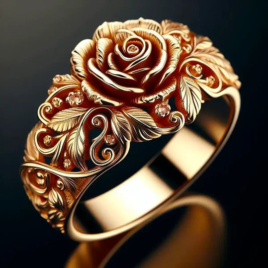 Anillo Golden Blossom | Oro rosa