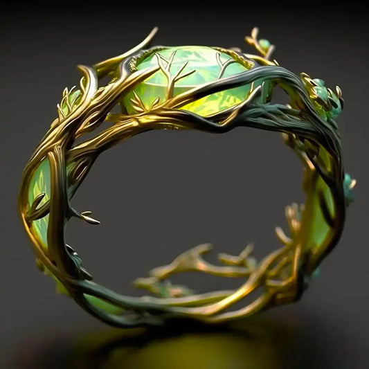 Anillo Flor Lozana | Oro