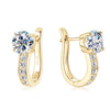 Channel Huggie Earrings | Gold